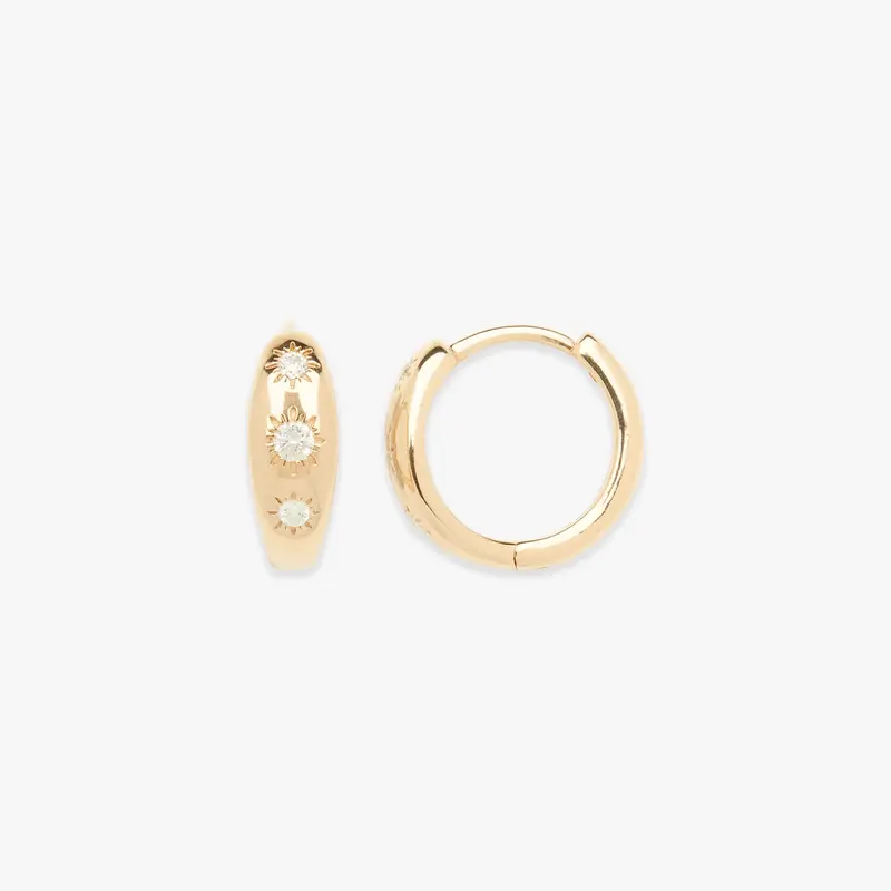 Orion Click Hoop Gold