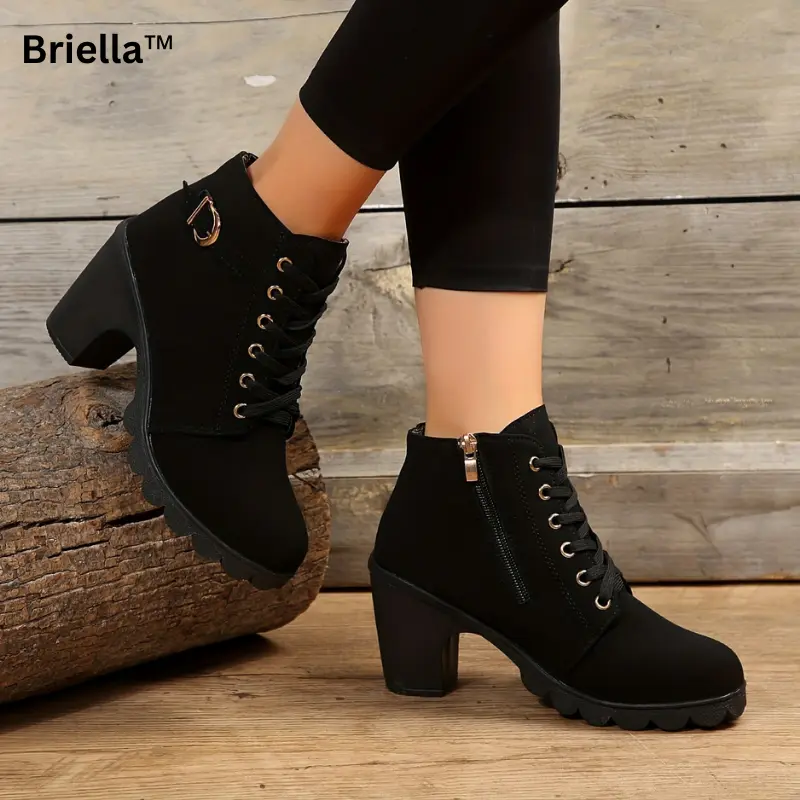 Orthopädische Damen Stiefeletten mit Komfortsohle | Elegante Ankle Boots für Alltag & Büro | Bequeme, stilvolle Herbst- & Winterboots