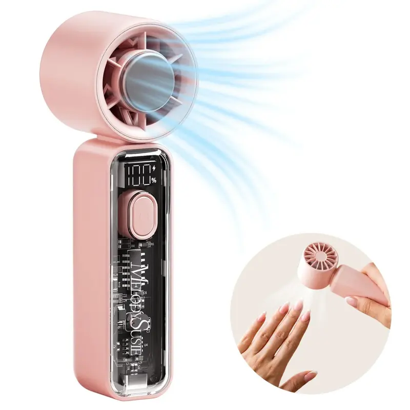 P-ARTF13 Mini Nail Fan Pink
