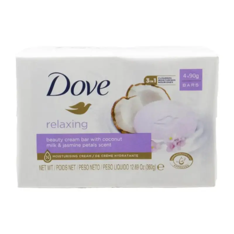 Pampering Cream Bar Coconut Milk And Jasmine 4-Pack