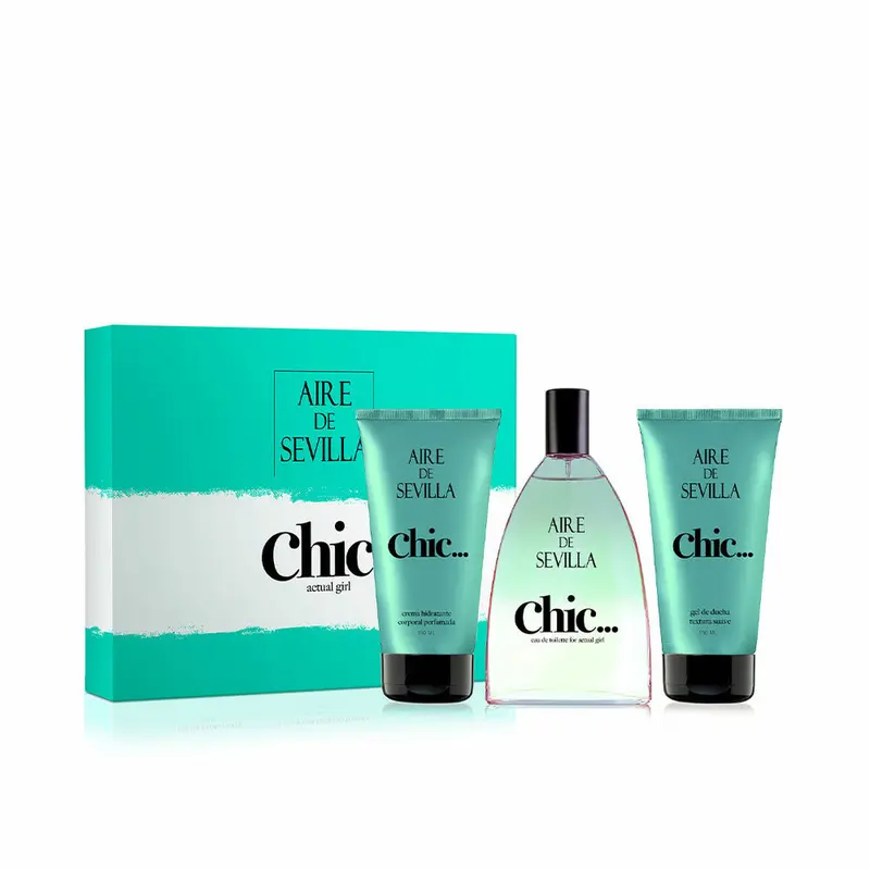 Parfumset voor Dames Aire de Sevilla Chic… EDT 3 Onderdelen