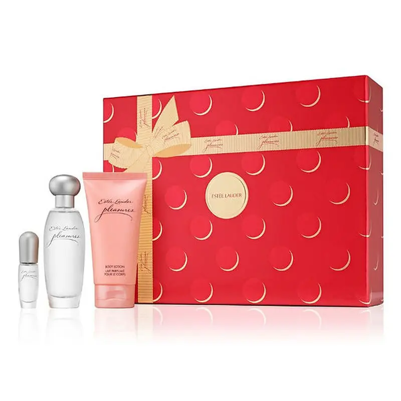 Parfumset voor Dames Estee Lauder PLEASURES 3 Onderdelen