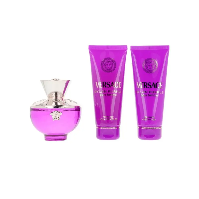 Parfumset voor Dames Versace DYLAN PURPLE EDP 4 Onderdelen