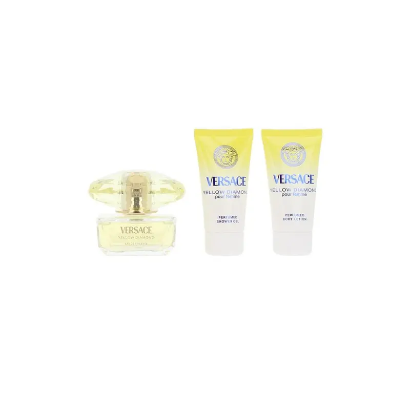 Parfumset voor Dames Versace YELLOW DIAMOND 3 Onderdelen
