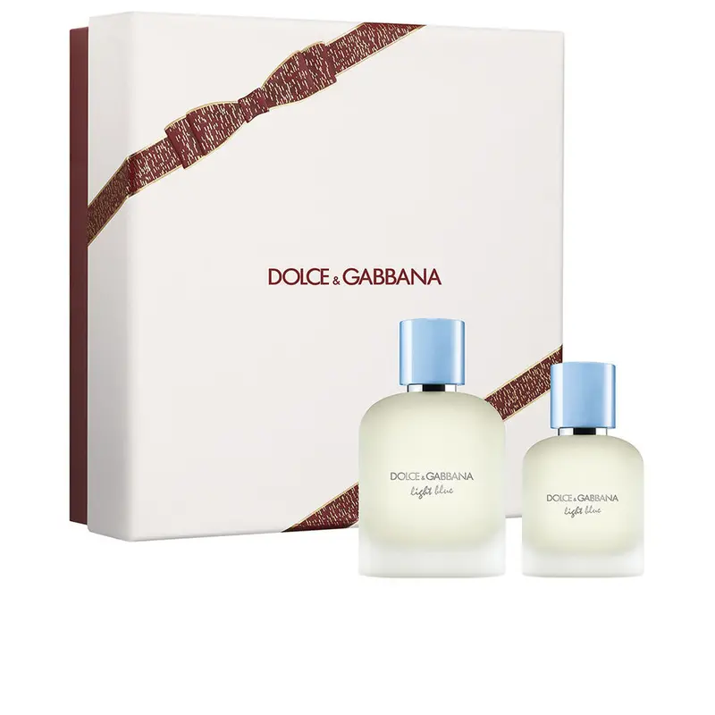 Parfumset voor Heren Dolce & Gabbana LIGHT BLUE POUR HOMME 2 Onderdelen