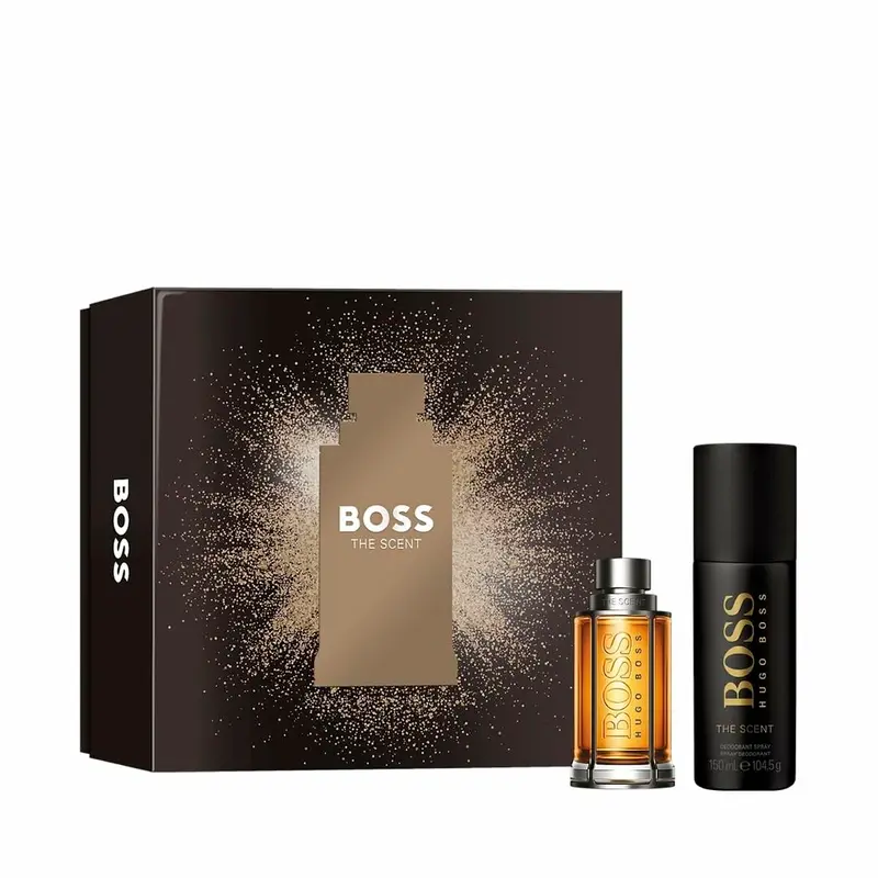 Parfumset voor Heren Hugo Boss EDT BOSS The Scent 2 Onderdelen