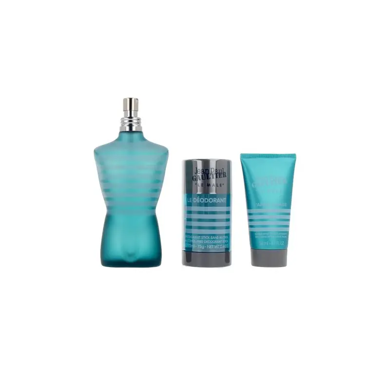 Parfumset voor Heren Jean Paul Gaultier LE MALE 3 Onderdelen