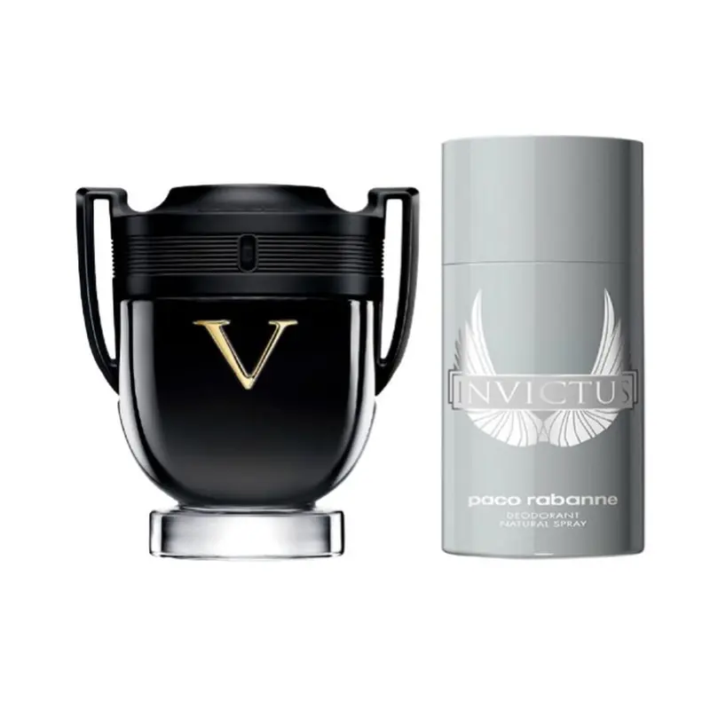 Parfumset voor Heren Paco Rabanne INVICTUS EDP 2 Onderdelen