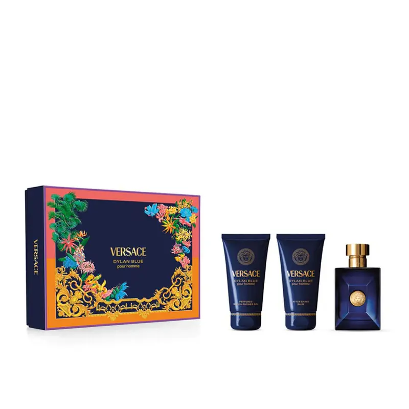 Parfumset voor Heren Versace DYLAN BLUE 3 Onderdelen