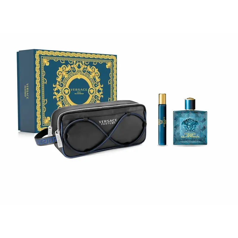 Parfumset voor Heren Versace Eros EDP 3 Onderdelen