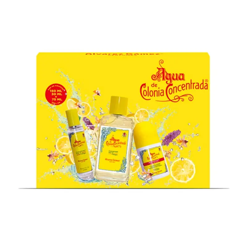 Parfumset voor Uniseks Alvarez Gomez EDC Agua de Colonia Concentrada 3 Onderdelen