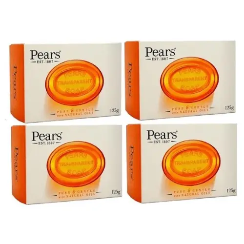 Pears Soap - Glycerine Zeeptabletten - 4 x 125 Gram Voordeelverpakking
