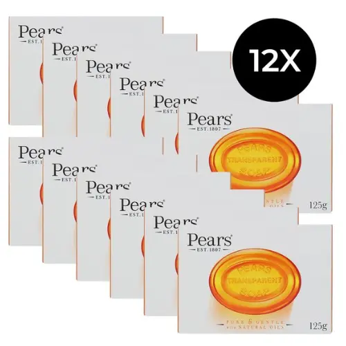 Pears Trasperant Soap – Set van 12x125g