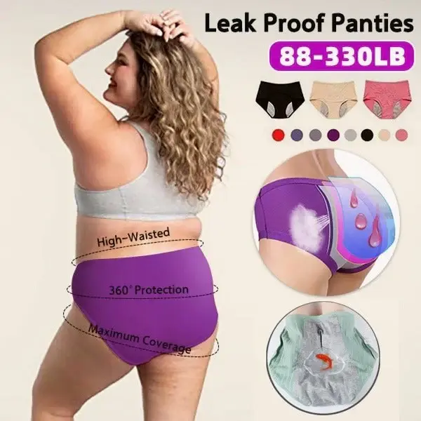 Periodenunterwäsche High-Waist auslaufsicher | Saugkraft bis 50 ml, atmungsaktiv & geruchshemmend | Für Alltag, Sport & Blasenschwäche