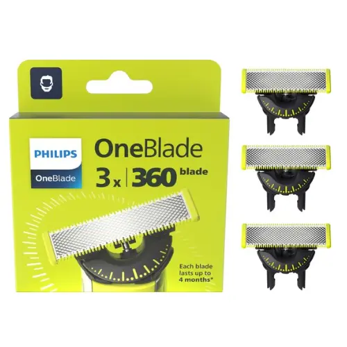 Philips OneBlade 360 Blade - Vervangmesjes - 3 stuks - QP430/50