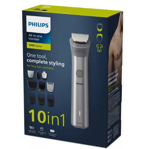 Philips S5000 Aio Mg5920/15 Haar Trimmer Zilver