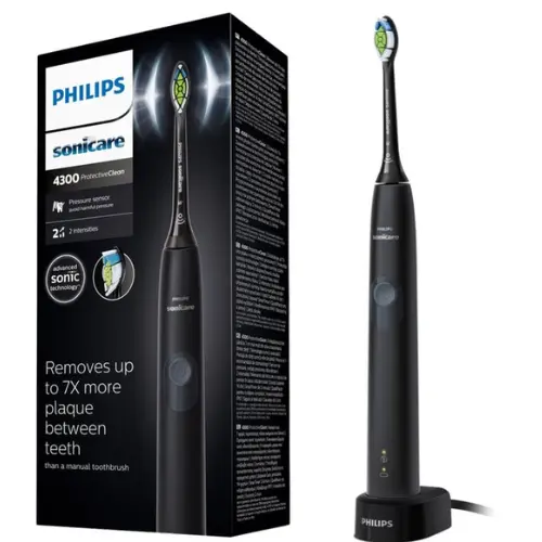 Philips Sonicare ProtectiveClean 4300 - Elektrische tandenborstel - Zwart - HX6800/44
