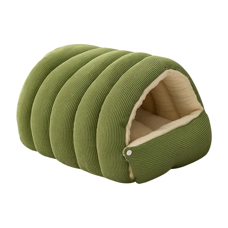 Plüsch-Höhlenbett für Katzen & Hunde | 2-in-1