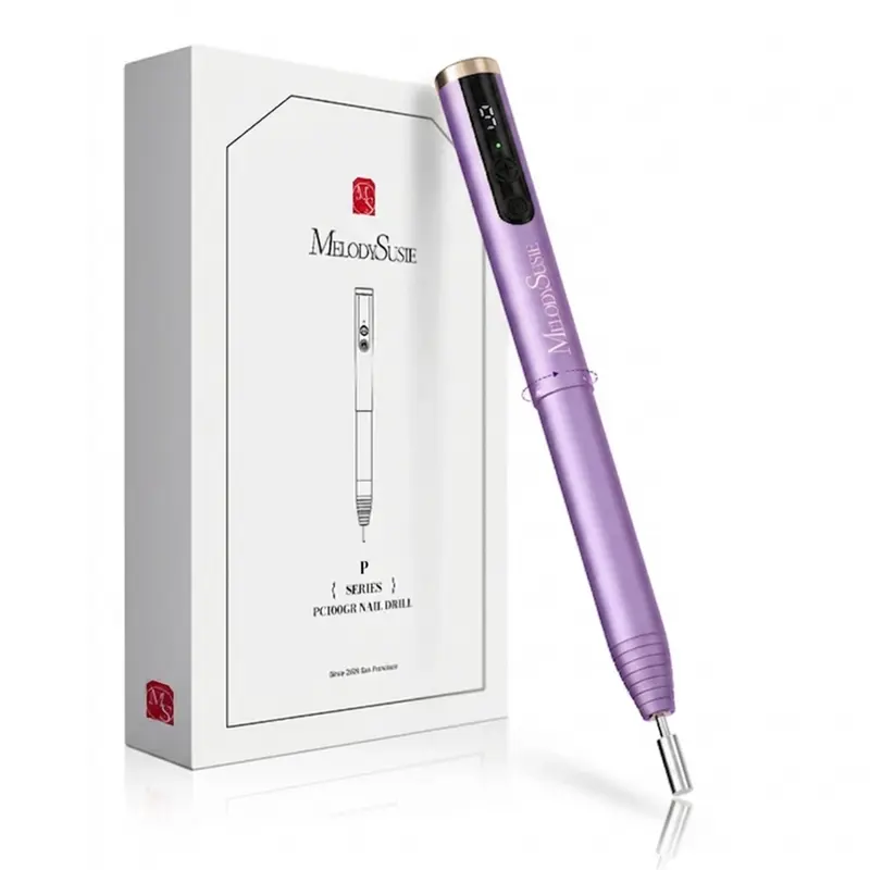 PocketNail PC100GR Innovative Pen-Shaped Portable Nail Drill Modular Version Grape Ice