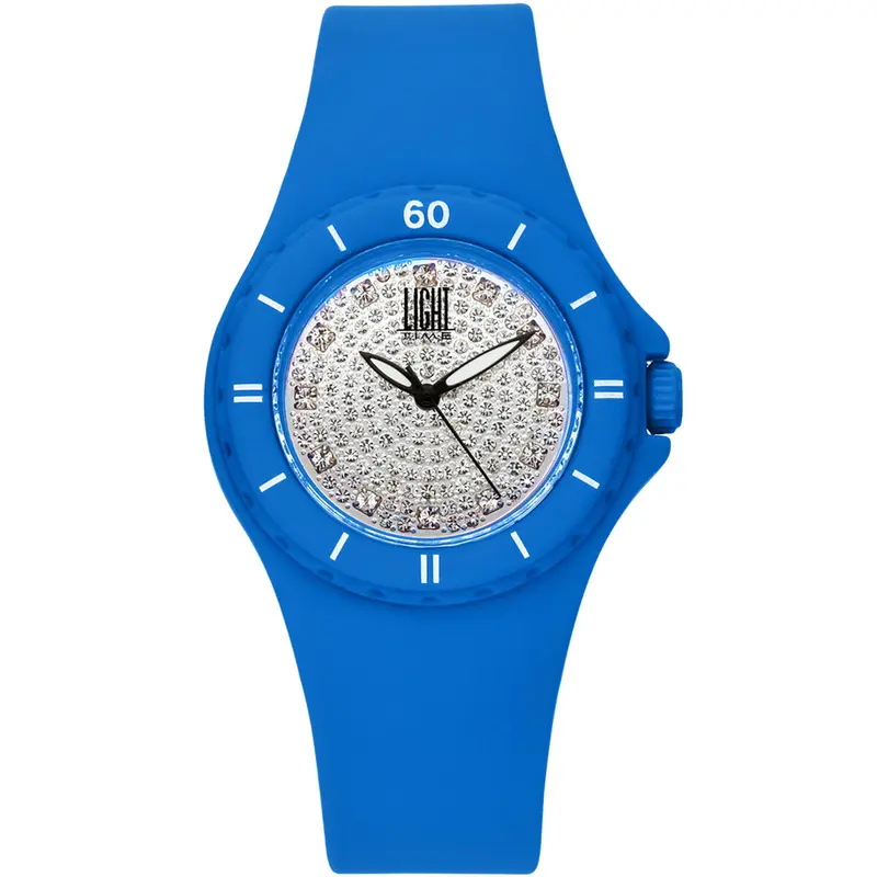 Polshorloge Dames Light Time SILICON STRASS