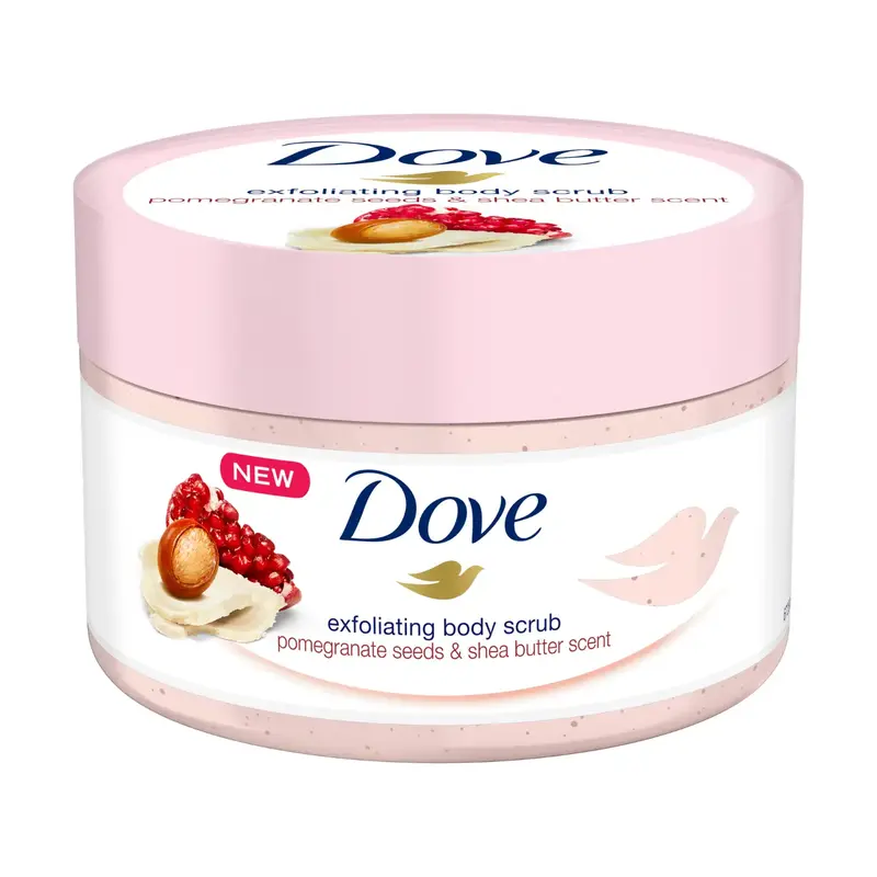Pomegranate & Shea Butter Exfoliating Body Scrub 225 ml.