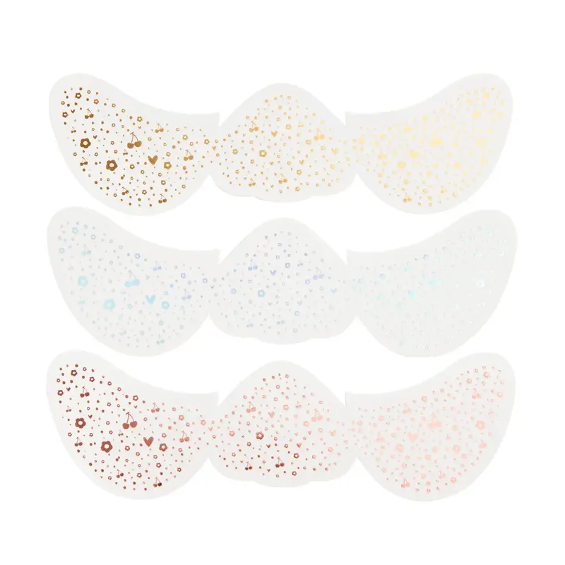 Poolside Neon Glitter Temporary Freckle Tattoos