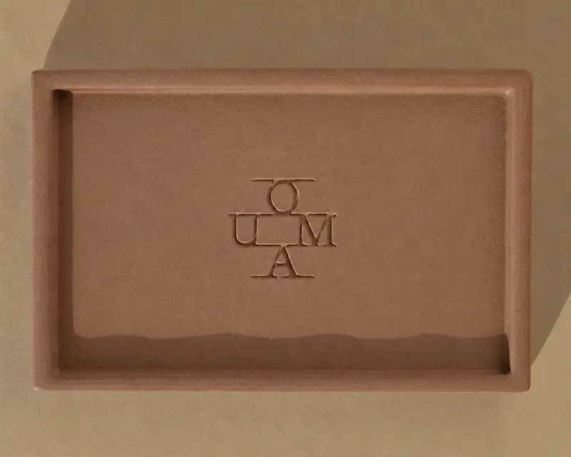 Porcelain Soap Dish | Terracotta