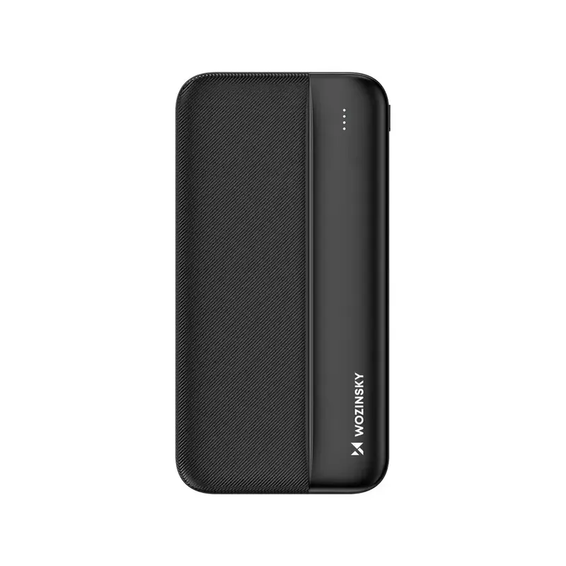 Powerbank 10.000 mAh | Kompaktes Dual-USB-Ladegerät mit USB-C, Micro-USB und LED-Anzeige