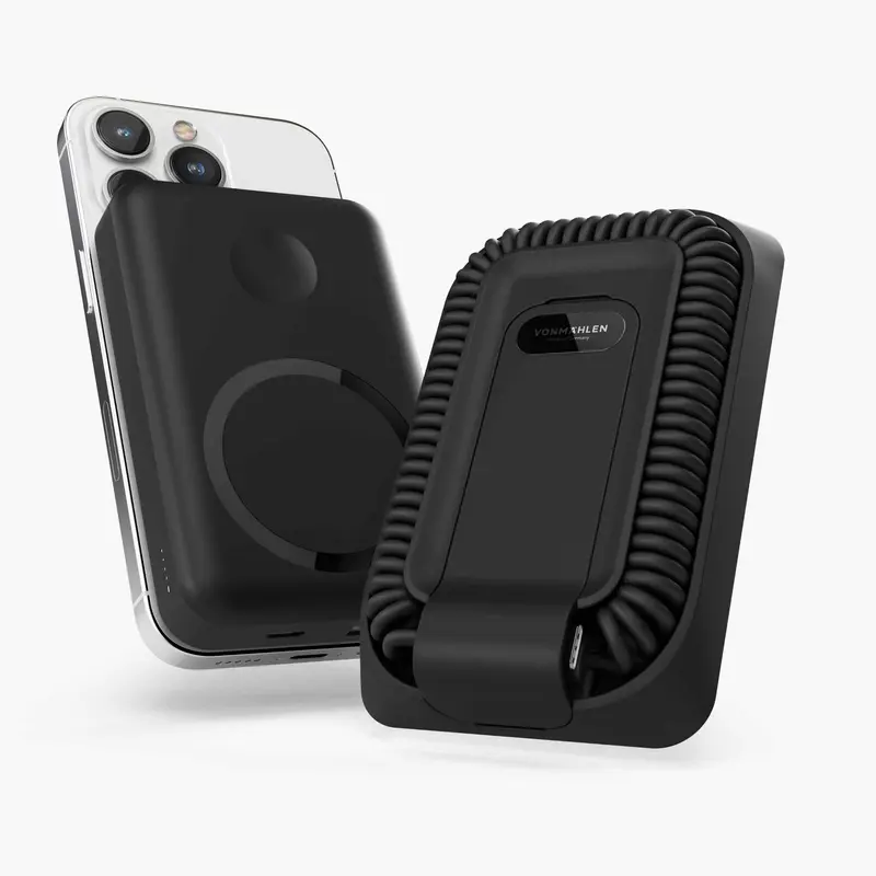 Powerbank mit Ladekabel | 10000 mAh Magnetische Powerbank mit USB-C