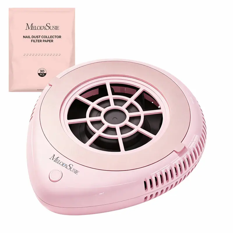 PProR Cordless & Rechargeable Nail Dust Collector Pink