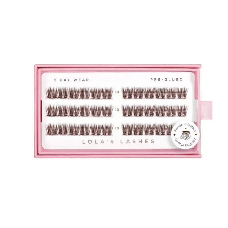 Pre-glued Lashes Dark Cocoa 10mm