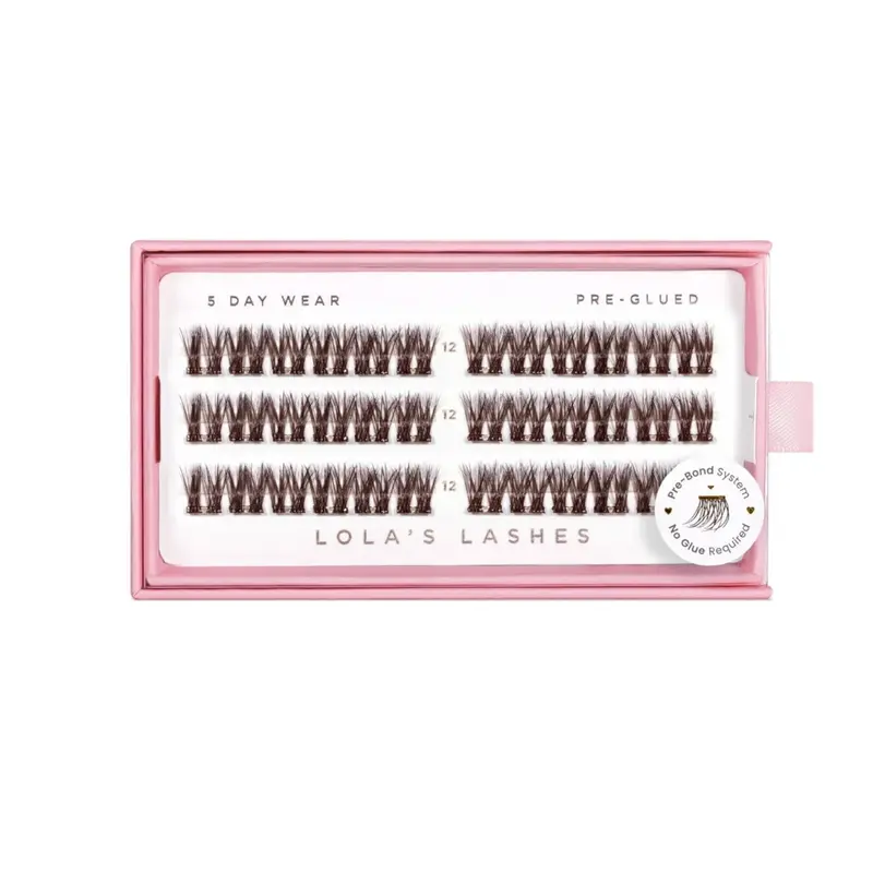Pre-glued Lashes Dark Cocoa 12mm