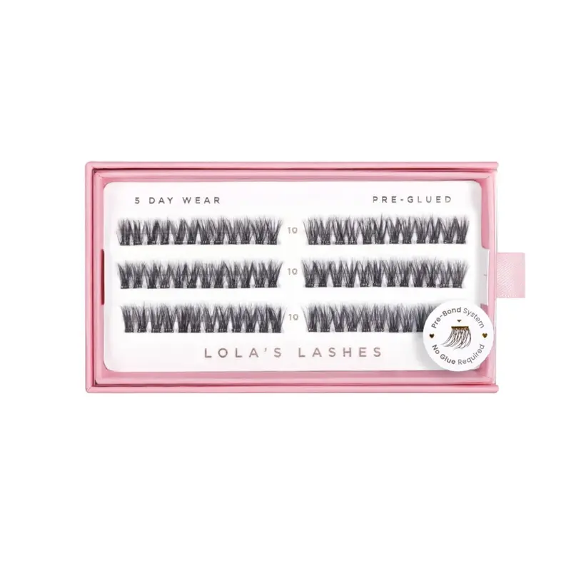 Pre-glued Lashes Feathered Volume 10mm