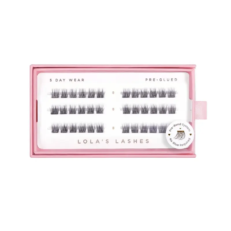 Pre-glued Lashes Soft Wisp 8mm