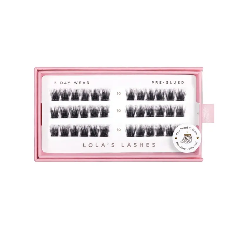 Pre-glued Lashes Wispy Volume 10mm
