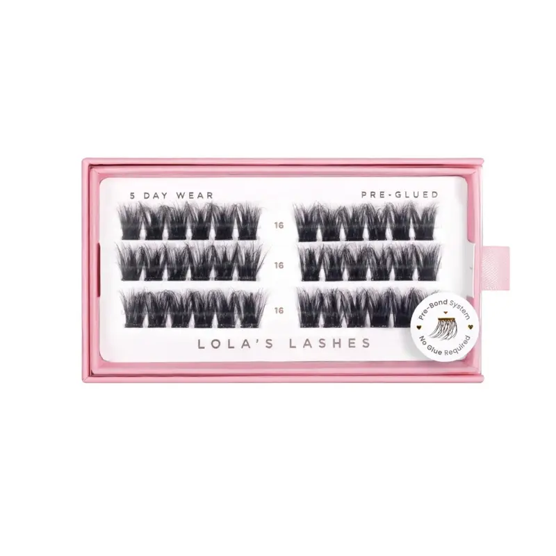 Pre-glued Lashes Wispy Volume 16mm