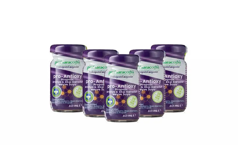 PRO-ANTİOXY Propolis, Aronia & Sour Black Mulberry Fruit Juice