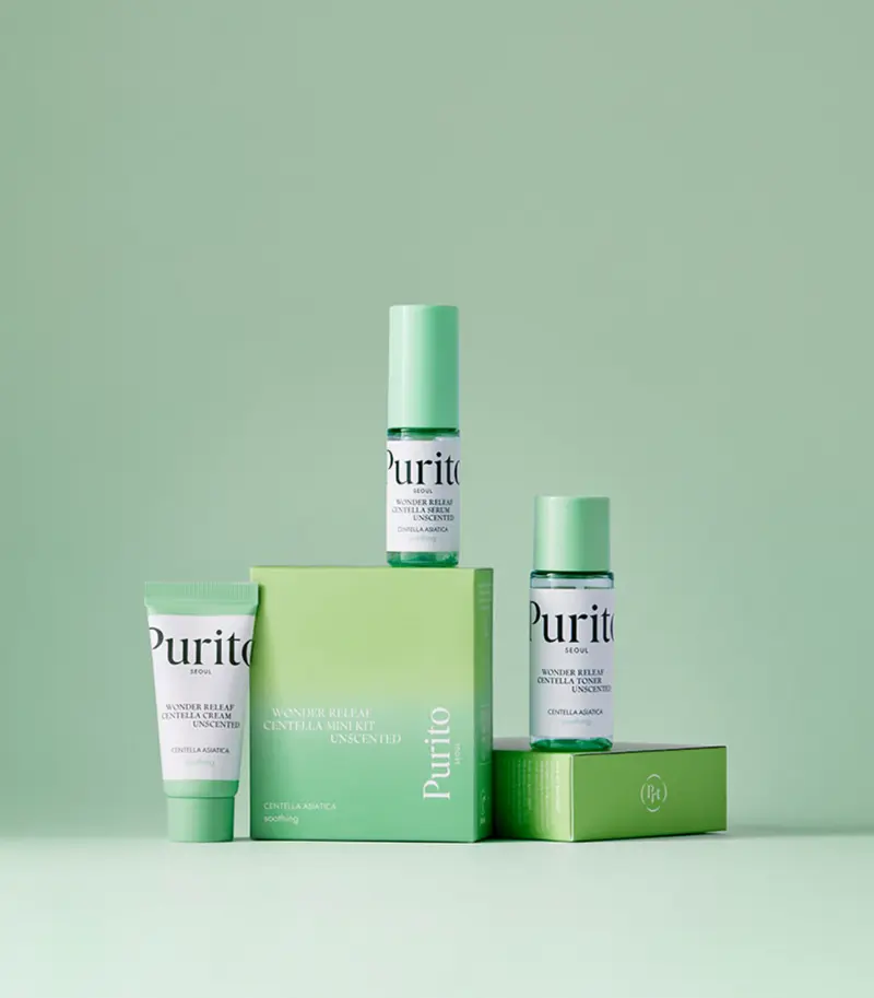 Purito Seoul Wonder Releaf Centella Mini Kit Unscented
