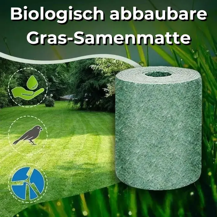 Rasen Reparaturmatte Rolle | Schnelle Abdeckung für Kahle Stellen & Gelbe Flecken | Wasserdurchlässig & Zuschneidbar | Für Garten & Rasenkanten