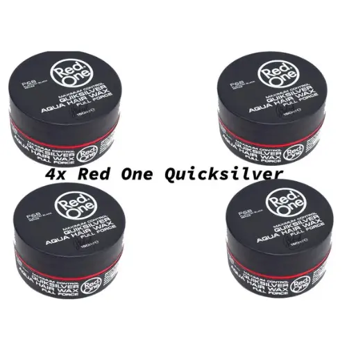 Red one Quicksilver Hair Wax - 4 x150ml