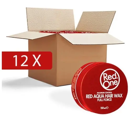 Red one Red Hair Wax Rood Aqua - voordeelverpakking 12 stuks