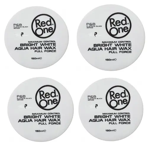 RedOne Haarwax – Aqua Hair Wax Wit - 4 x150ml