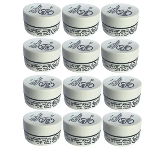 RedOne Haarwax – Bright White Aqua Hair Wax voordeelverpakking - 12 x 150 ml