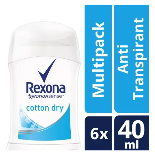 Rexona Women Ultra Dry Cotton - 6 x 40 ml - Deodorant Stick