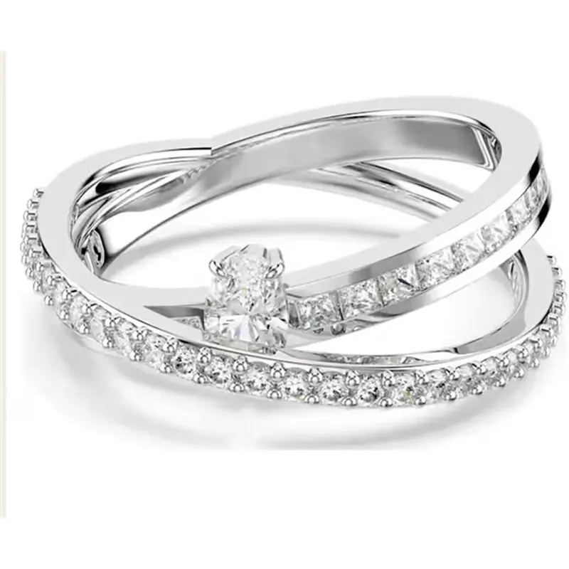 Ring Dames Swarovski 5691230 Zilverkleurig 18