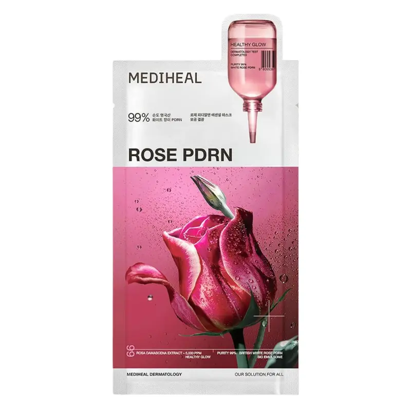 Rose PDRN Essential Mask Healthy Glow 10-Pack