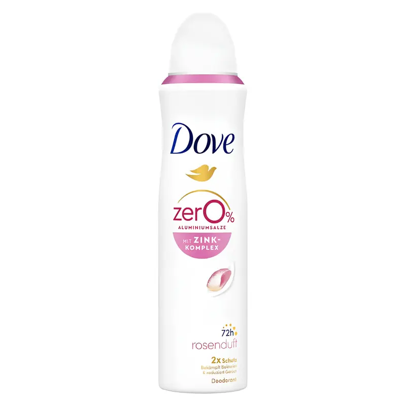 Rose Scent Deodorant Spray with Nourishing Zinc Complex