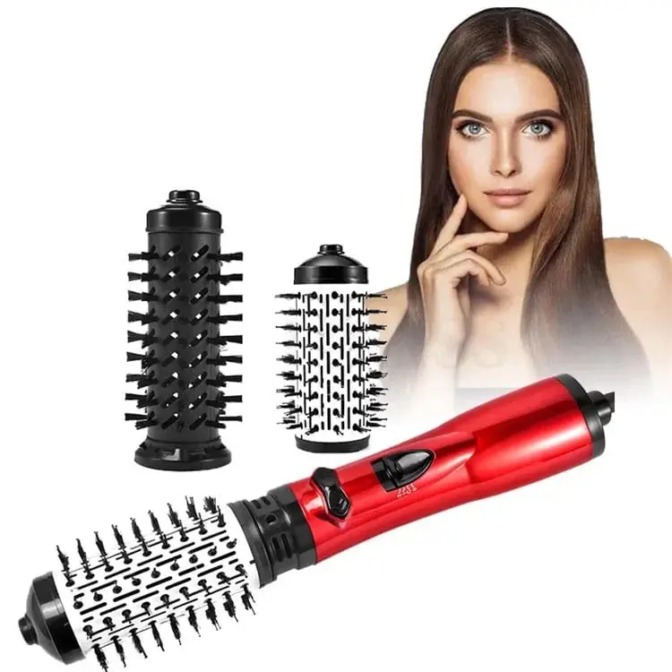 Rotierende Föhnbürste (Hot Air Brush) | Volumen + Glätten + leichte Wellen in einem Schritt | Schnell trocken, weniger Frizz | Für Zuhause & Reise