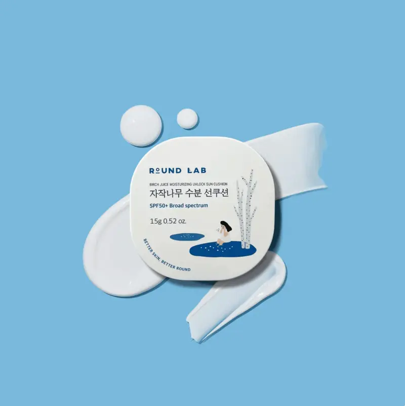 Round Lab Birch juice Moisturizing Sun Cushion 15g