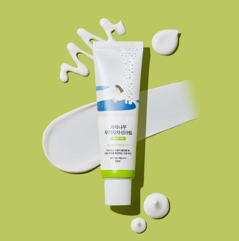 Round Lab Birch Moisturizing Mild-Up Sunscreen SPF 50+, PA++++